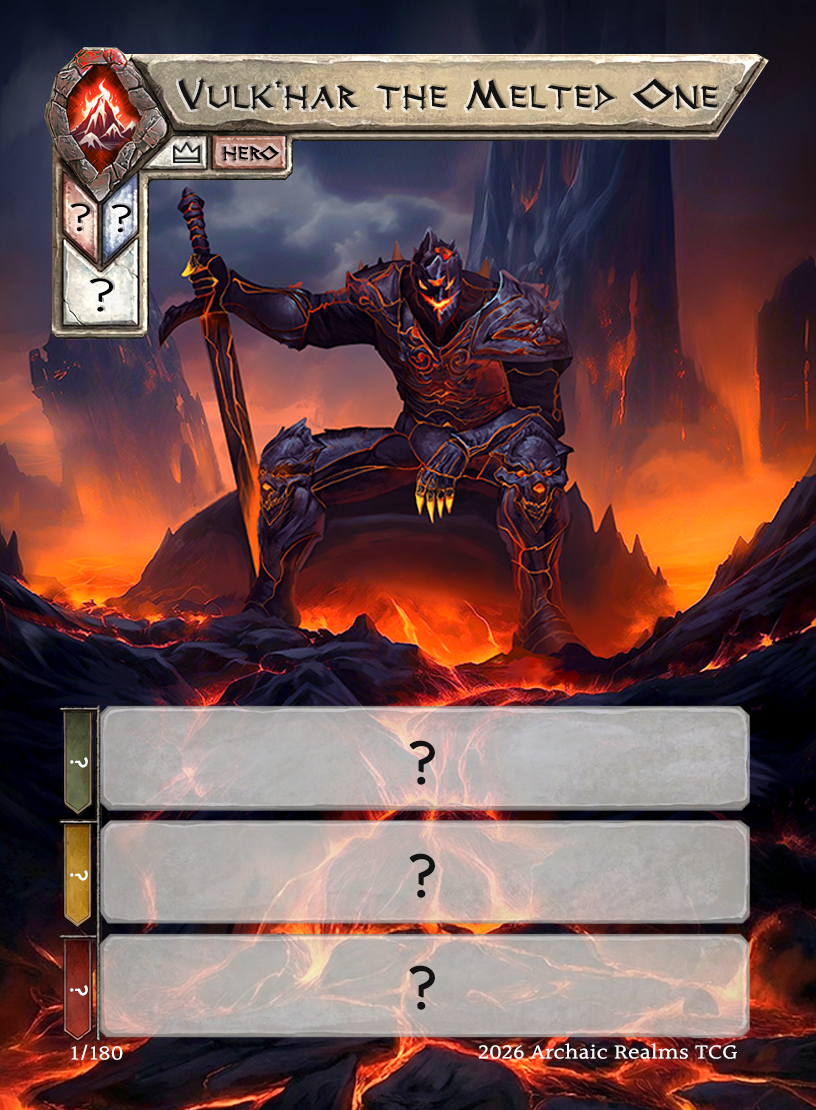 Volcanic Hero Card